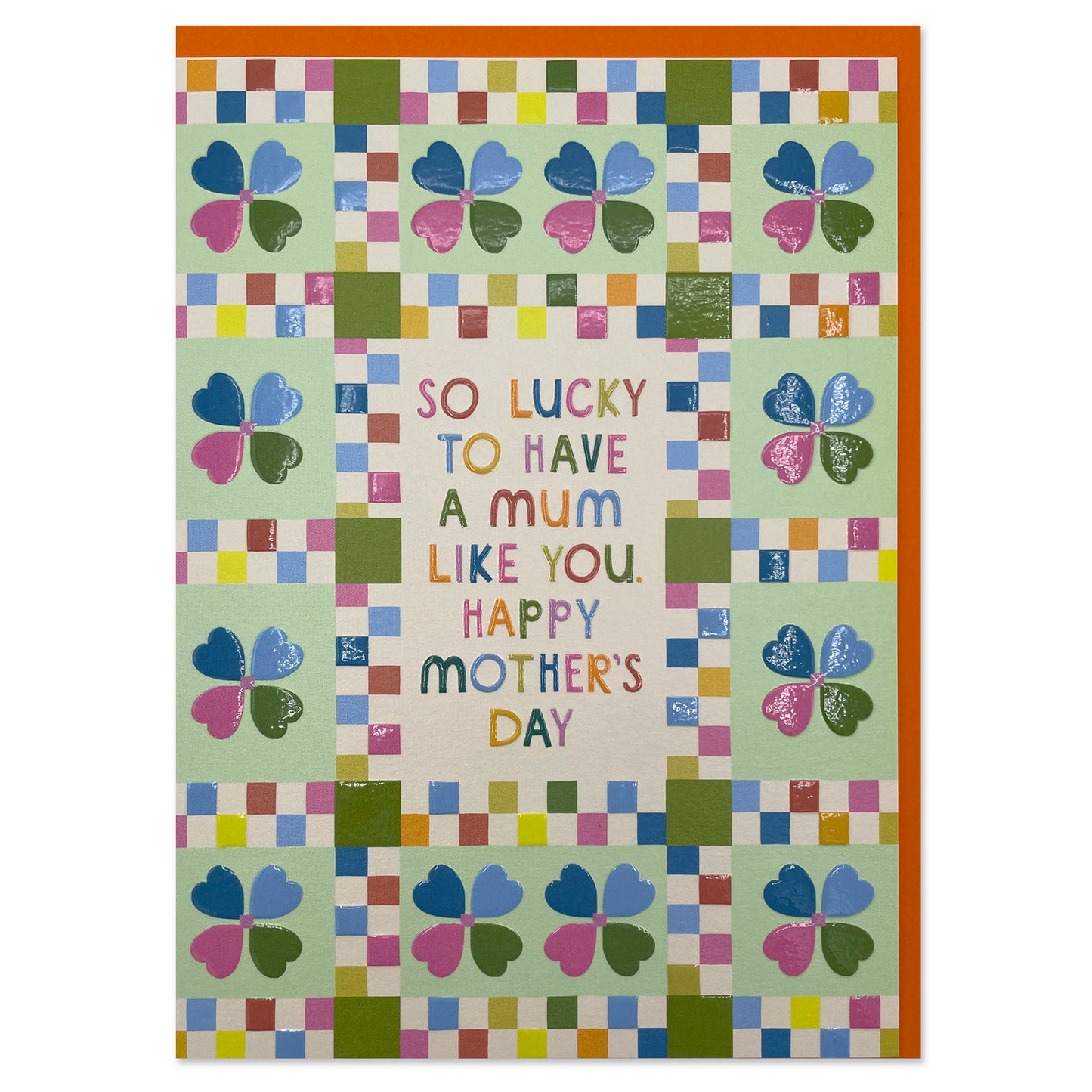 HPS049-Raspberry Blossom-Lucky To Have A Mum Like You-Card-