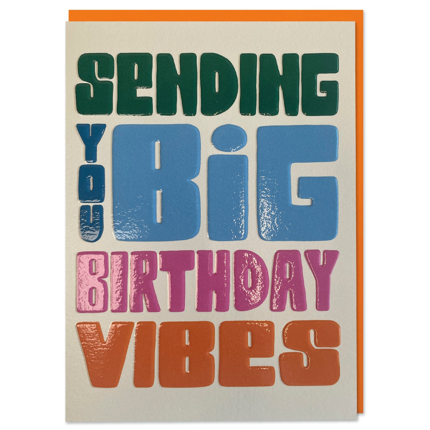 HPS058-Raspberry Blossom-Sending You Big Birthday Vibes-Card-Happiness