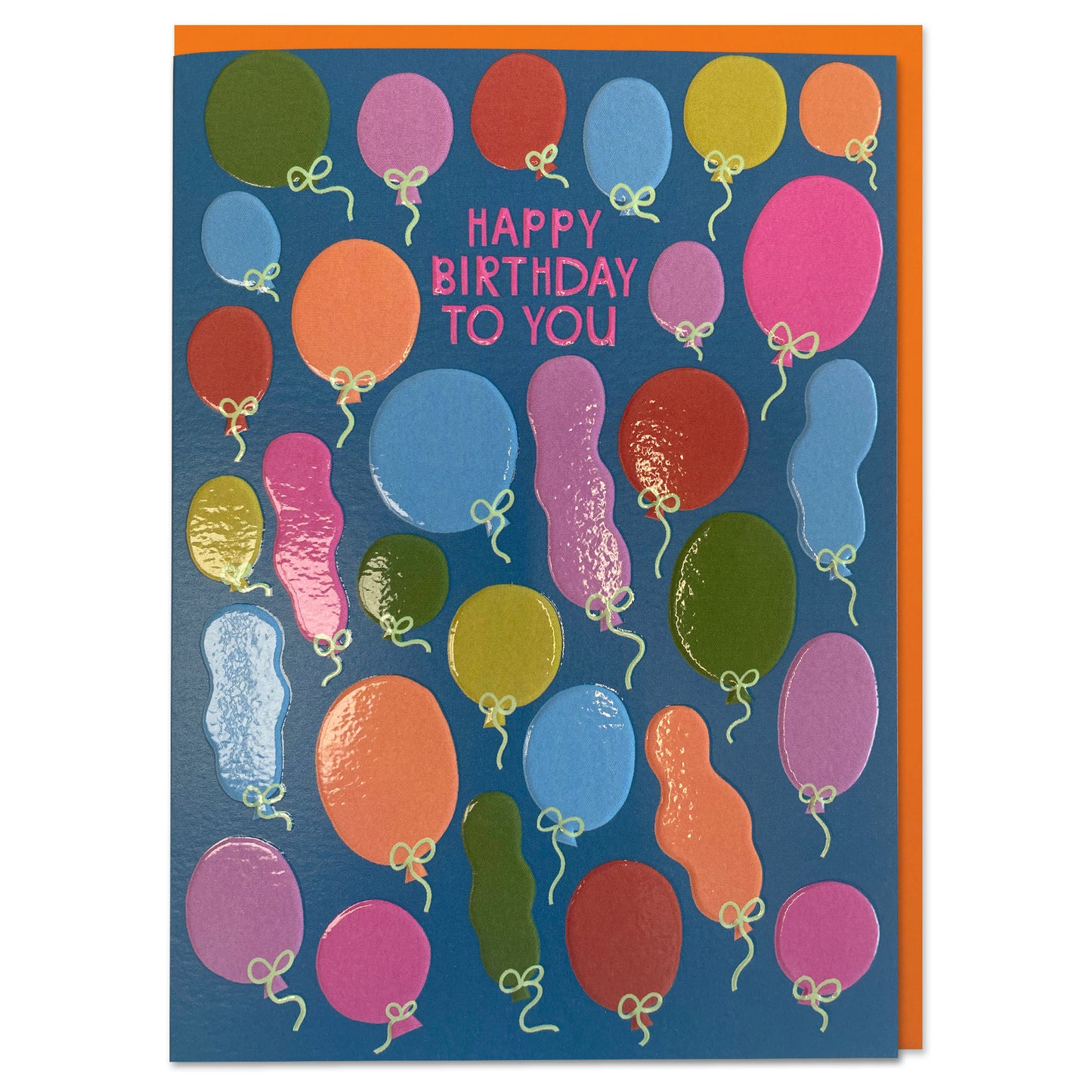 HPS059-Raspberry Blossom-Happy Birthday Balloons-Card-Happiness