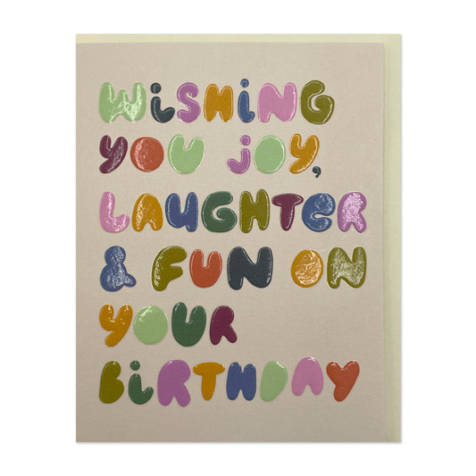 LIJ029-Raspberry Blossom-Wishing You Joy-Card-Little Joys