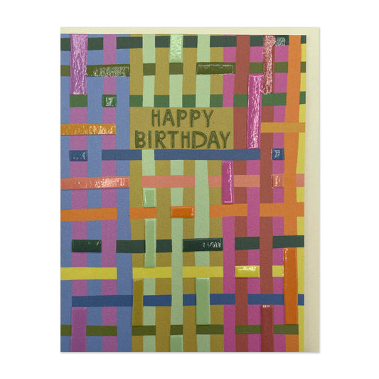 LIJ032-Raspberry Blossom-Happy Birthday Quilt Pattern-Card-Little Joys