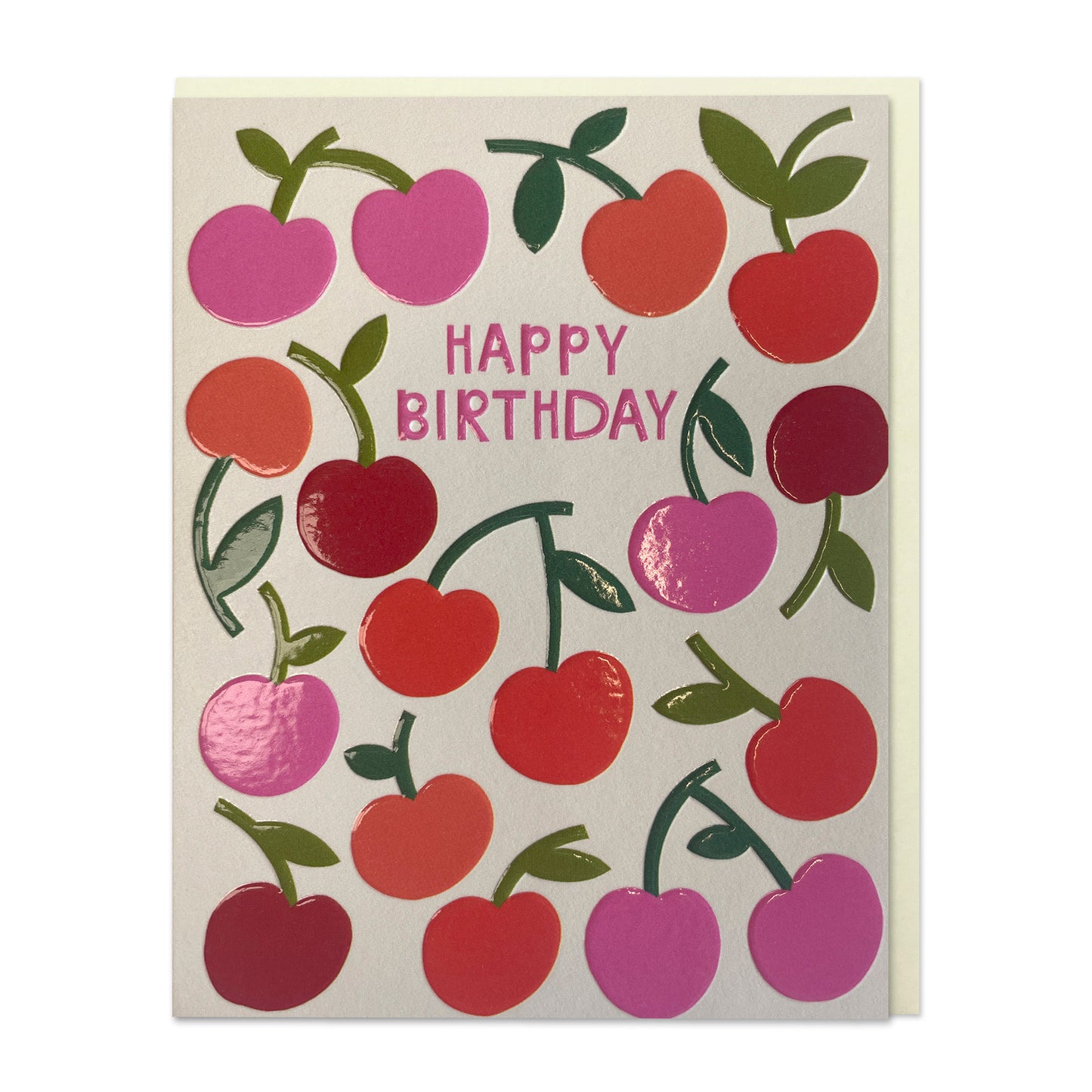 LIJ046-Raspberry Blossom-Happy Birthday Cherries-Card-Little Joys