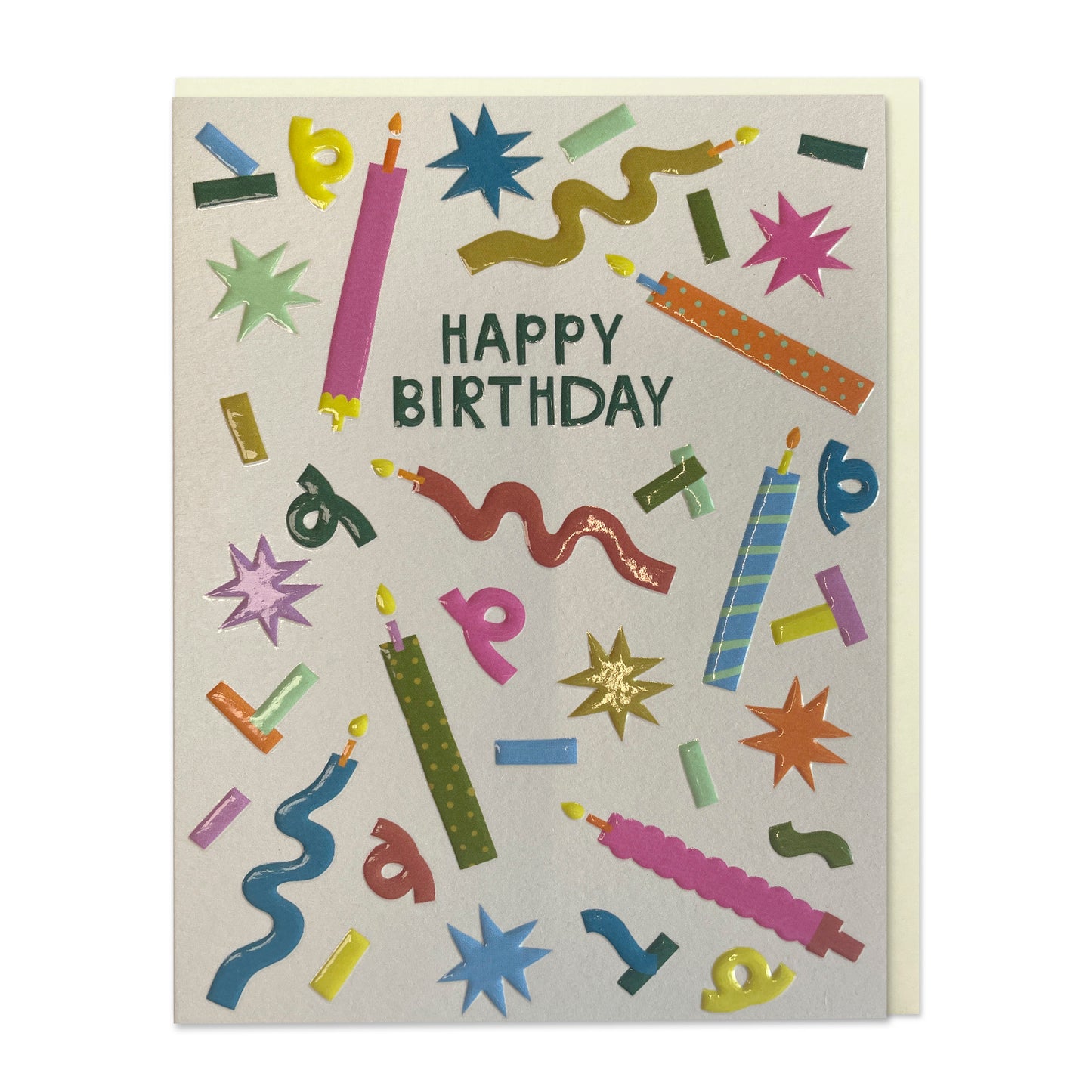 LIJ048-Raspberry Blossom-Happy Birthday Candles-Card-Little Joys