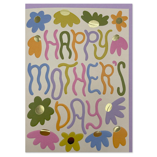 NUR013-Raspberry Blossom-Happy Mother'S Day-Card-