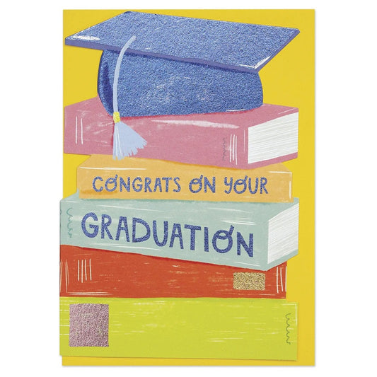 POP038-Raspberry Blossom-Congrats On Your Graduation-Card-Pop
