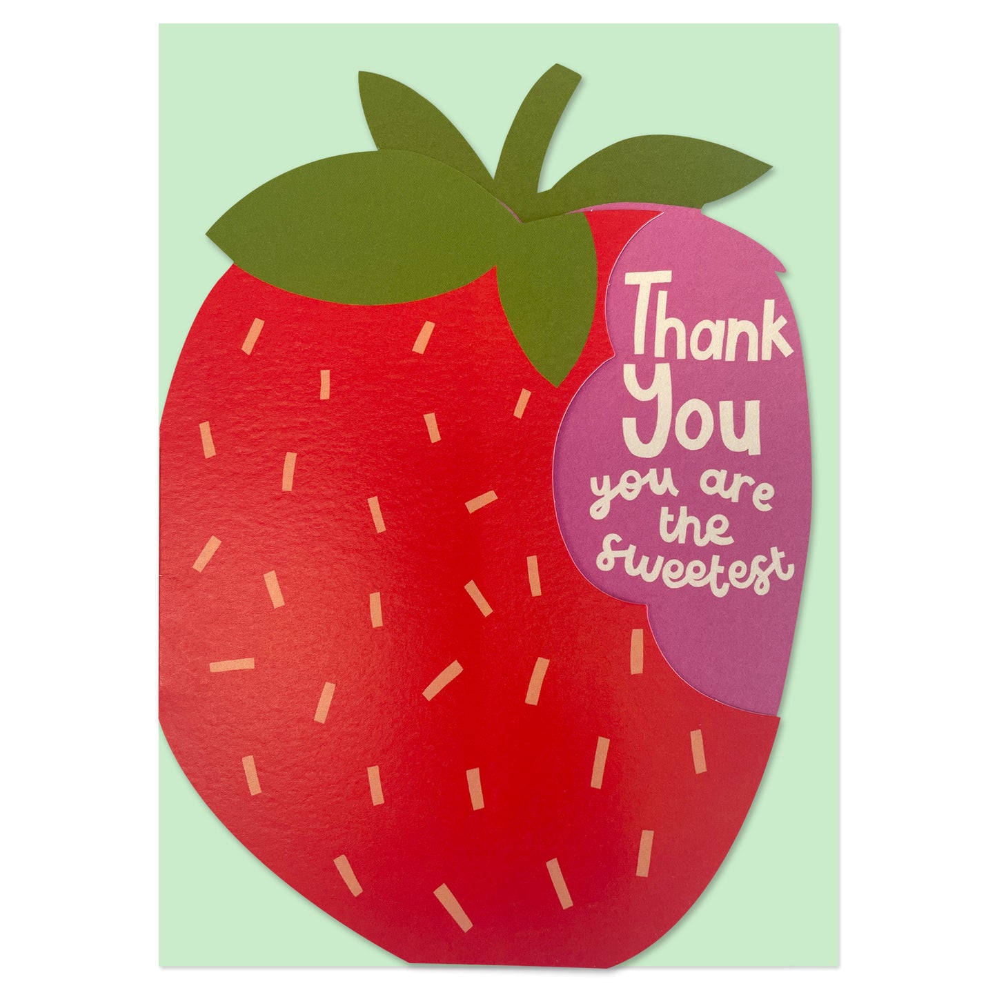 SWL004-Raspberry Blossom-Thank You. You Are The Sweetest-Card-Sweet Life