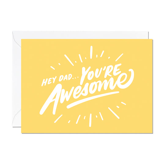 C176-Ricicle Cards-Hey Dad You'Re Awesome-Card-