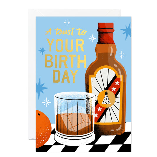 C348-Ricicle Cards-Whisky Birthday-Card-Megan Roy