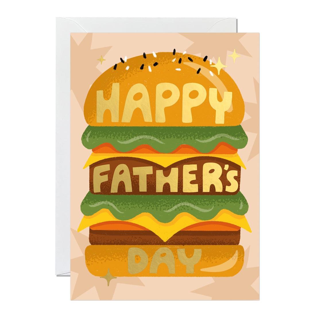 C350-Ricicle Cards-Burger Fathers Day-Card-