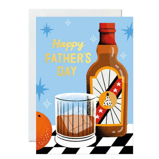 C351-Ricicle Cards-Whiskey Fathers Day-Card-