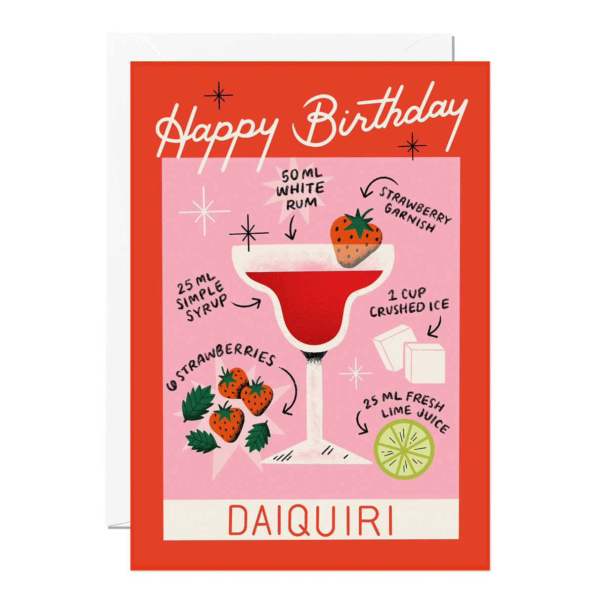C364-Ricicle Cards-Daiquiri-Card-Cocktails Megan Roy