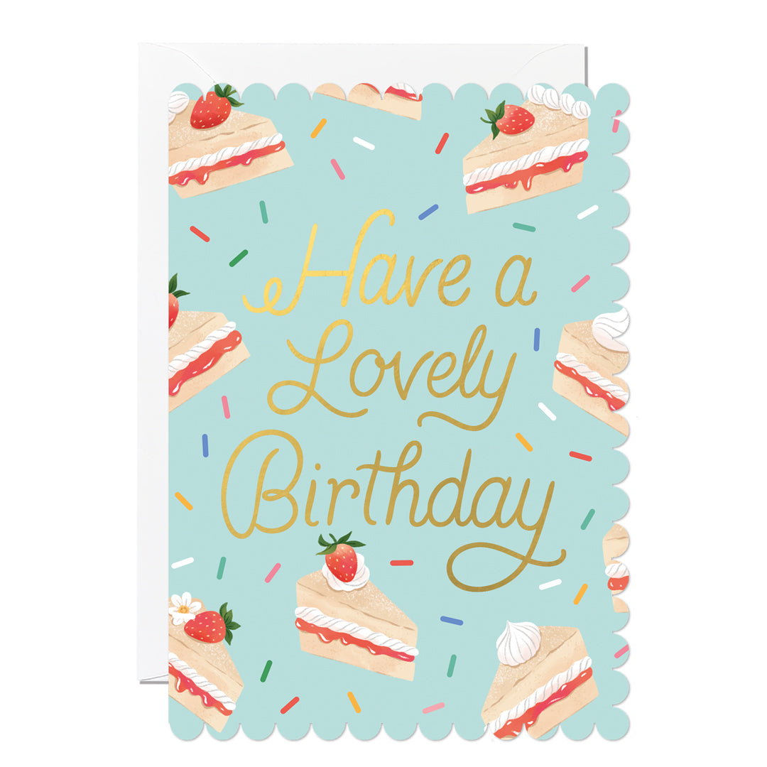 C375-Ricicle Cards-Victoria Sponge Birthday-Card-Ricicle X Paper Raven Co