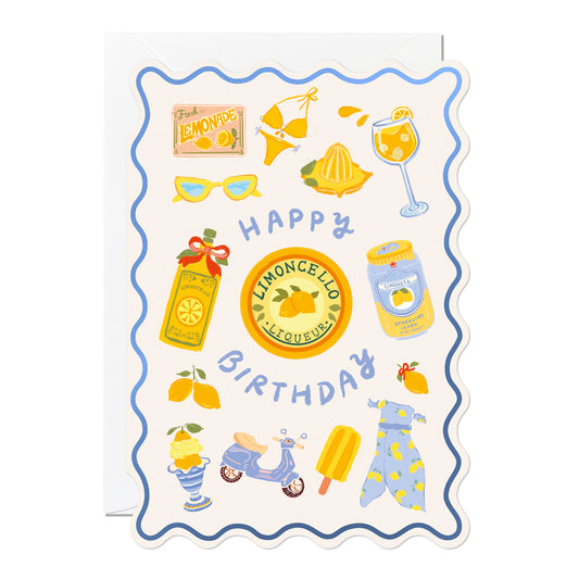 C385-Ricicle Cards-Happy Birthday Lemon-Card-Vivianne Lack