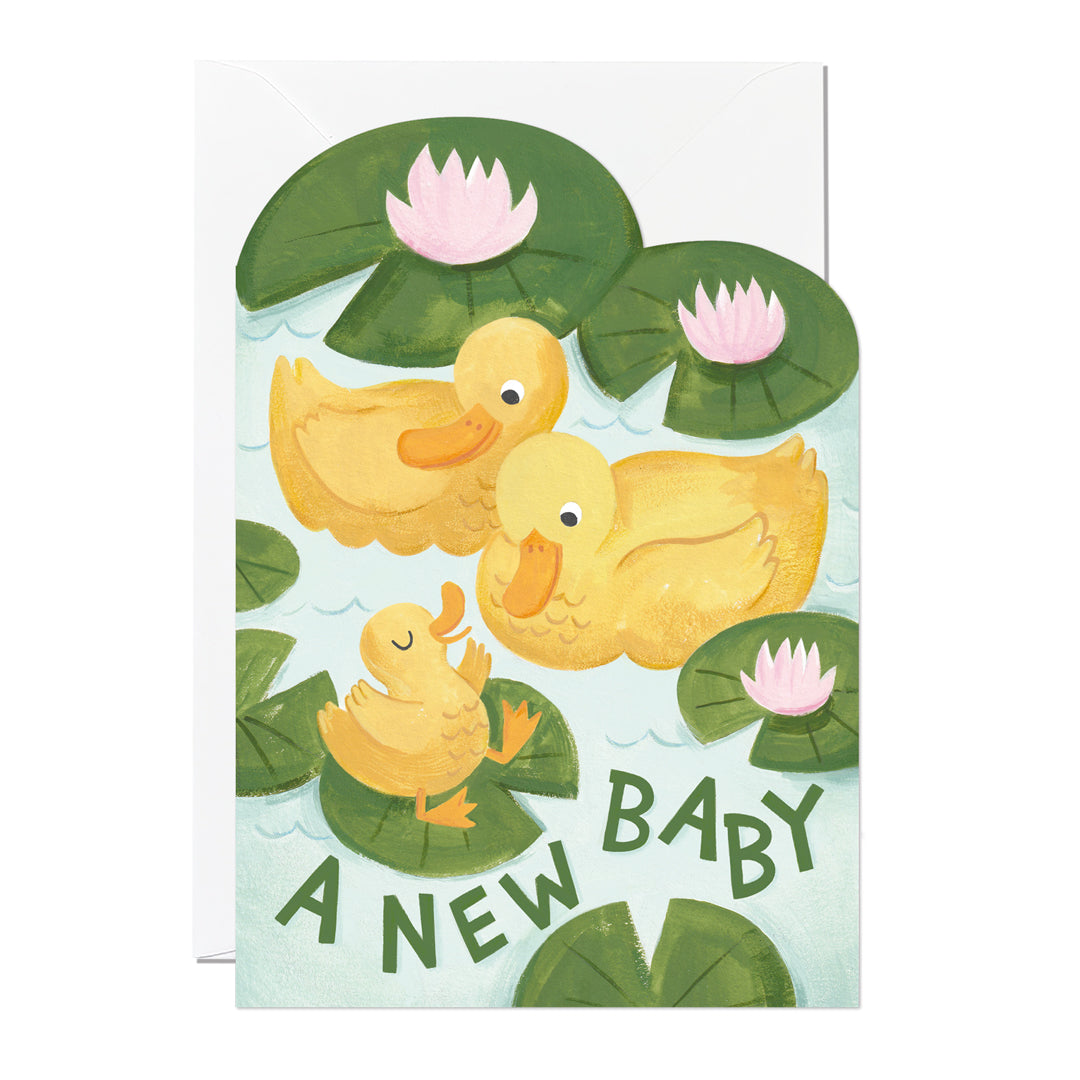 C400-Ricicle Cards-Duckling Baby-Card-Jacqui Lee