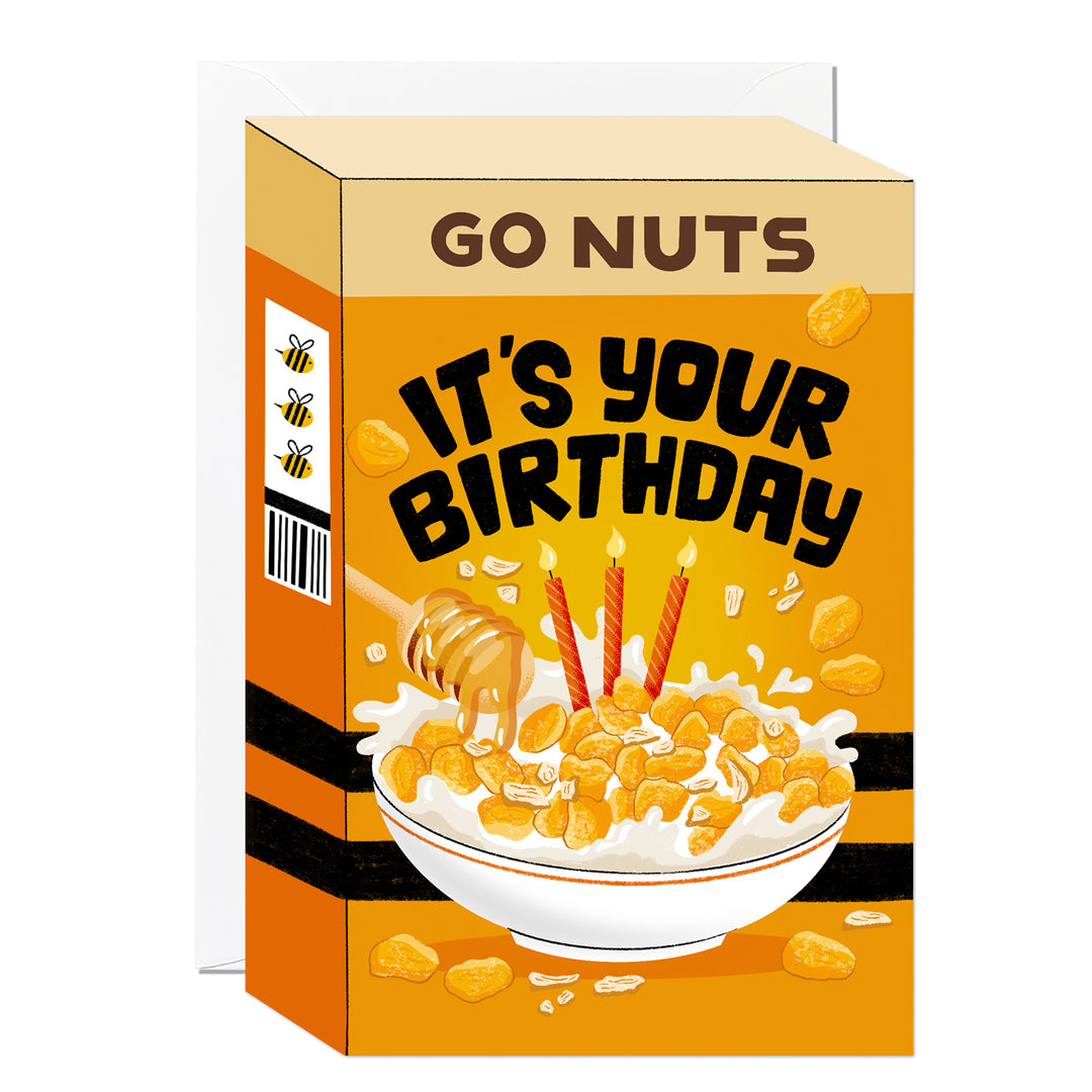 C412-Ricicle Cards-Go Nuts Cereal-Card-Ricicle X Megan Roy