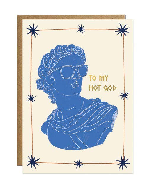 C423-Ricicle Cards-Hot God Valentine-Card-Ricicle X Sara Long