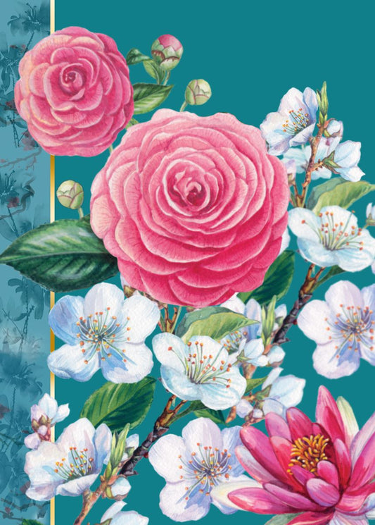 KIM034-Rocket68-Camellia & Blossom -Card-Kimono
