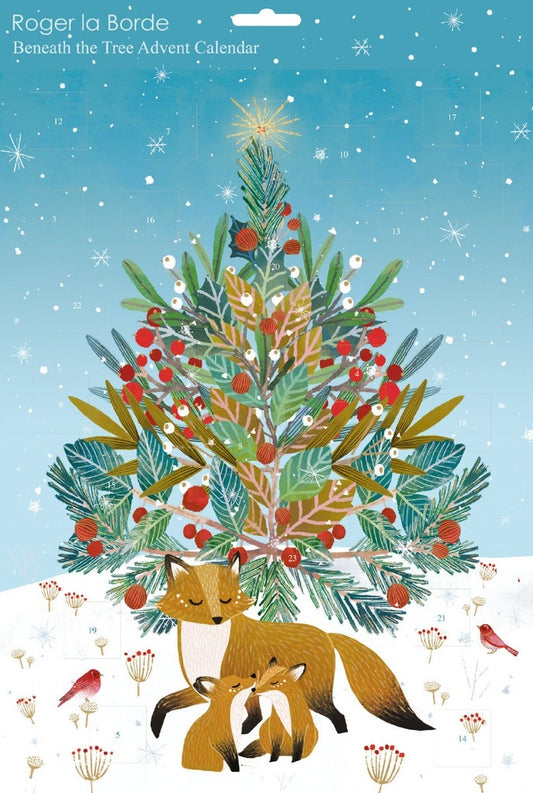 AC074-Roger La B-Beneath The Tree Fox Advent Calendar-Xmas Calendar-Beneath The Tree