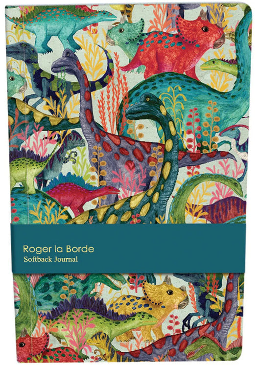 AMB026-Roger La B-Dino Mighty A5 Softback Journal-Notebook-Dino Mighty