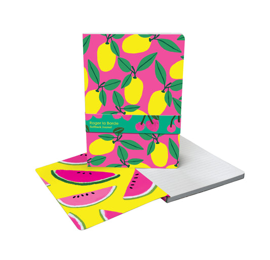 AMB036-Roger La B-Cute Fruit A5 Softback Journal-Notebook-Cute Fruit