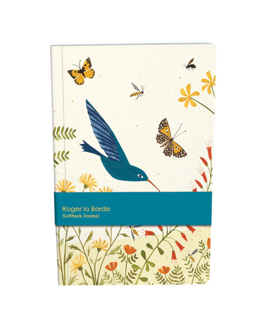 AMB040-Roger La B-Hummingbird A5 Softback Journal-Notebook-Hummingbird
