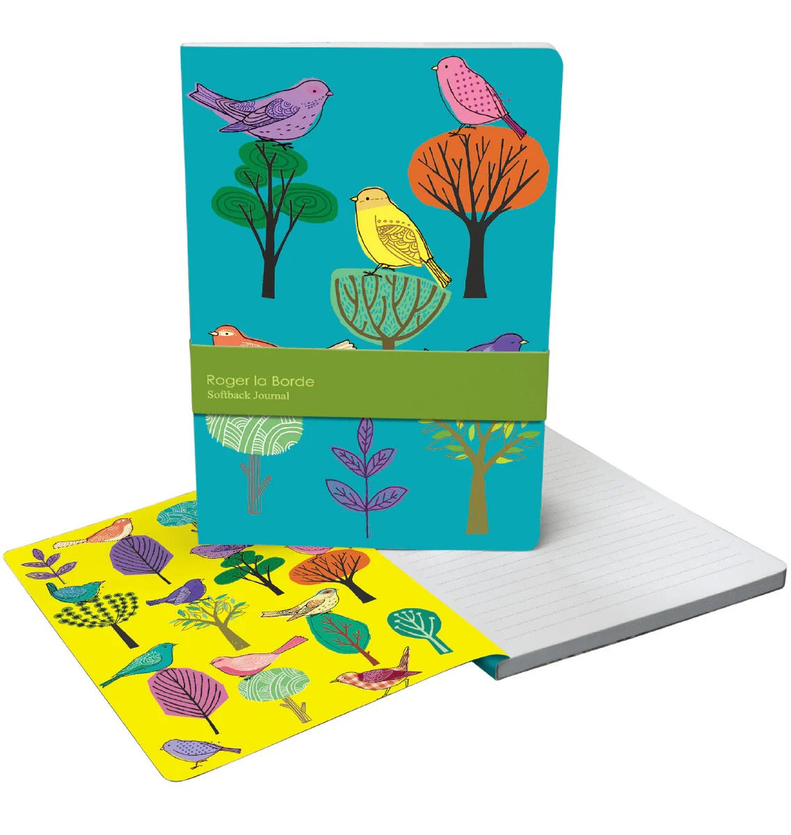 AMB044-Roger La B-Modern Birds A5 Softback Journal-Notebook-Modern Birds