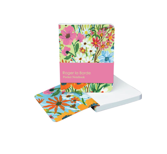 APB026-Roger La B-Flower Field Pocket Notebook-Notebook-Flower Field