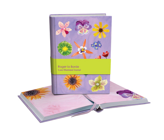 AS083-Roger La B-Floral Supernova Illustrated Journal-Notebook-Floral Supernova