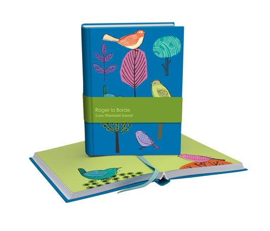 AS086-Roger La B-Modern Birds Illustrated Journal-Notebook-Modern Birds