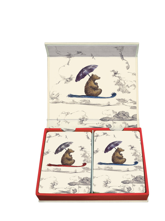 C010-Roger La B-Flying Bear Playing Card Set-Boxed Cards-Flying Bear