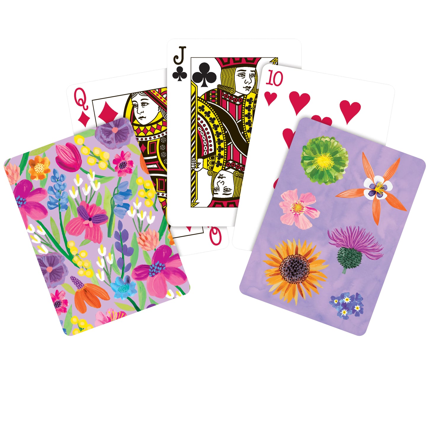 C011-Roger La B-Floral Supernova Playing Card Set-Boxed Cards-Floral Supernova
