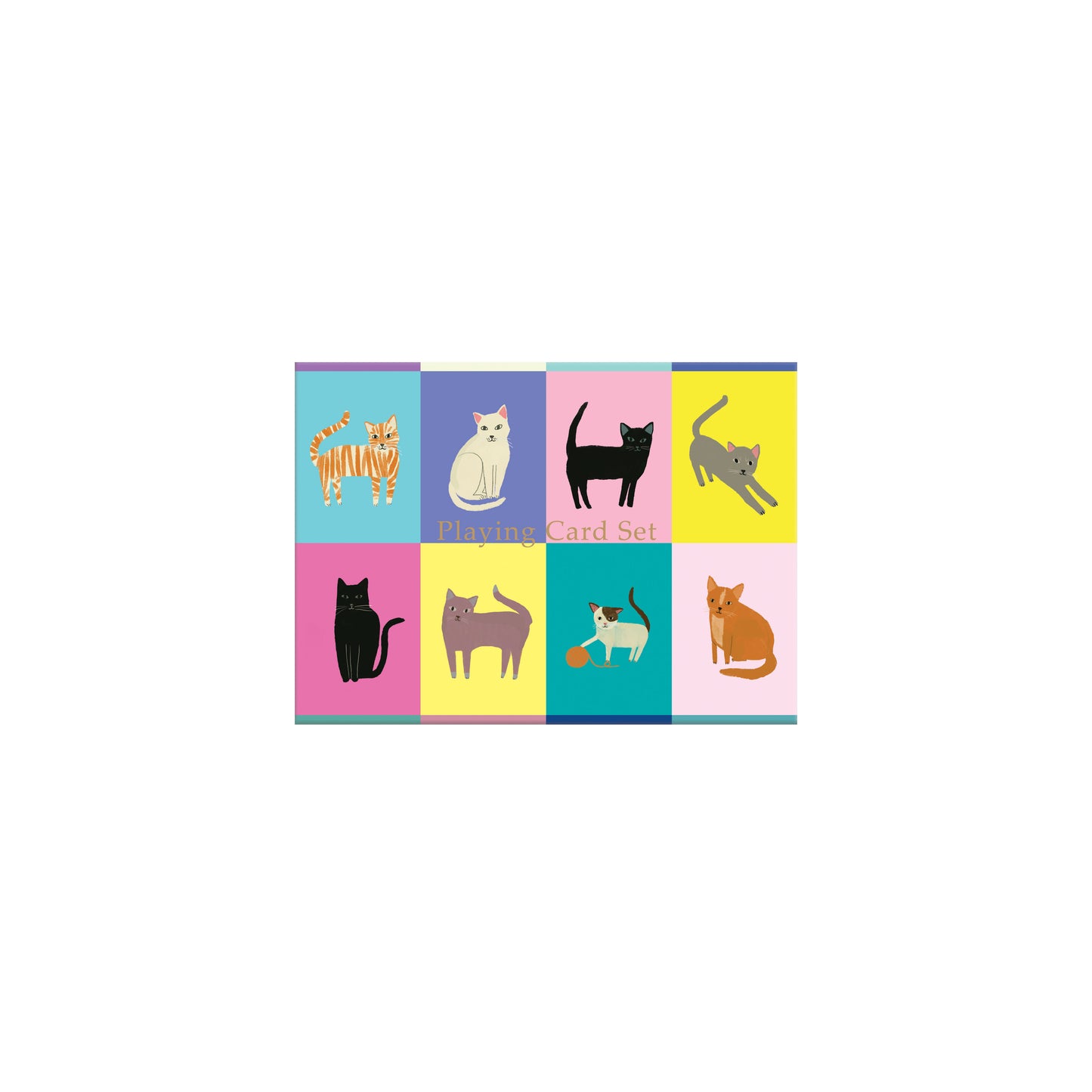C012-Roger La B-Cat Etticate Playing Card Set-Boxed Cards-Cat Ettiquette
