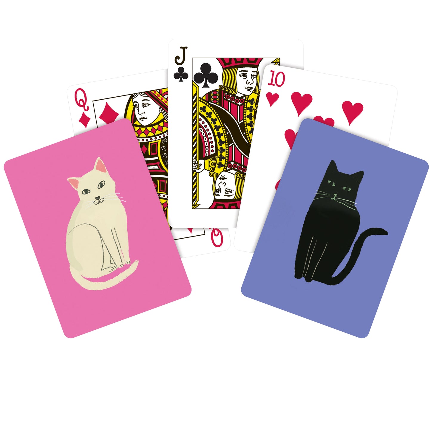 C012-Roger La B-Cat Etticate Playing Card Set-Boxed Cards-Cat Ettiquette