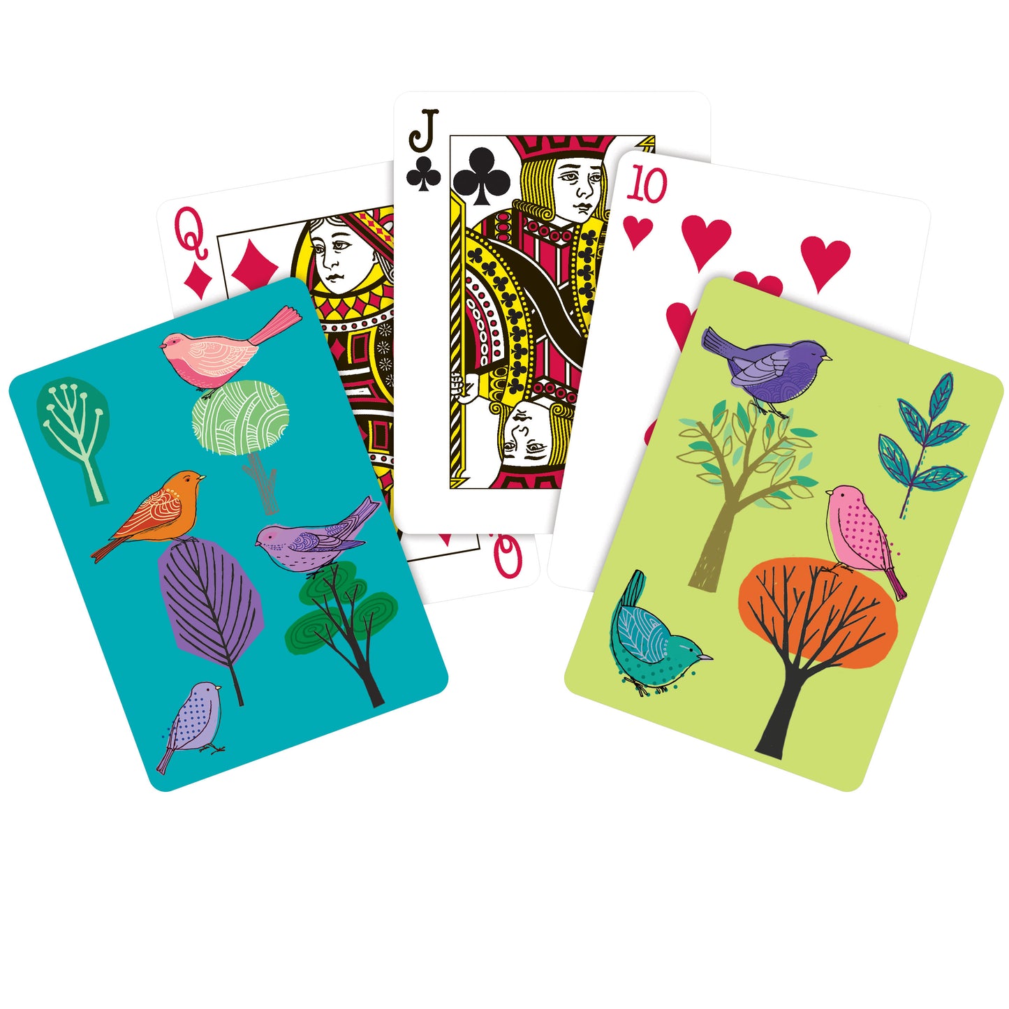 C014-Roger La B-Modern Birds Playing Card Set-Boxed Cards-Modern Birds