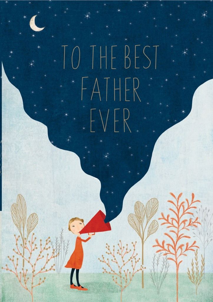 GC2237M-Roger La B-Megaphone Best Father-Card-