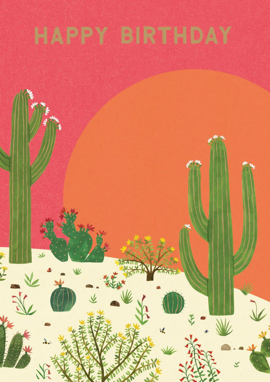 GC2446-Roger La B-Cactus Grove Greeting Card Single-Card-Standard