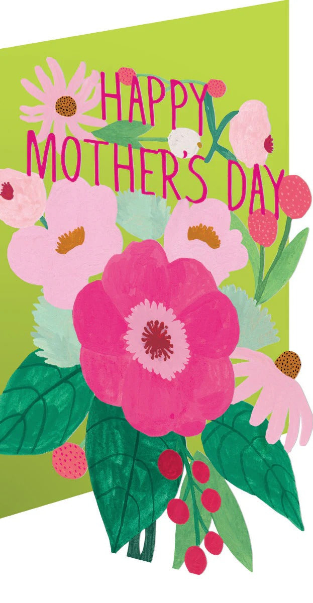 GC2460M-Roger La B-Big Pink Mother'S Day-Card-Lasercut
