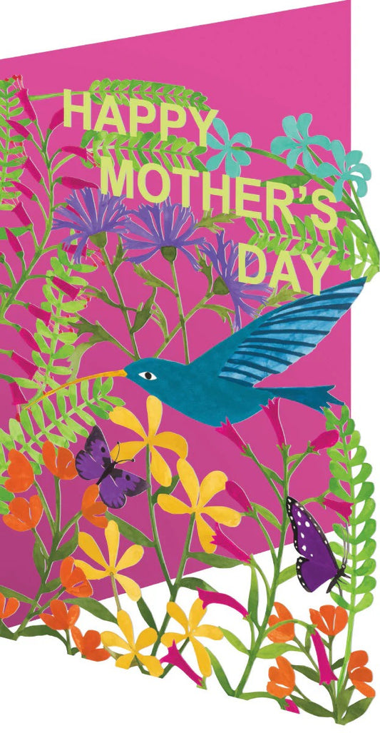 GC2465M-Roger La B-Hummingbird Mother'S Day-Card-Lasercut
