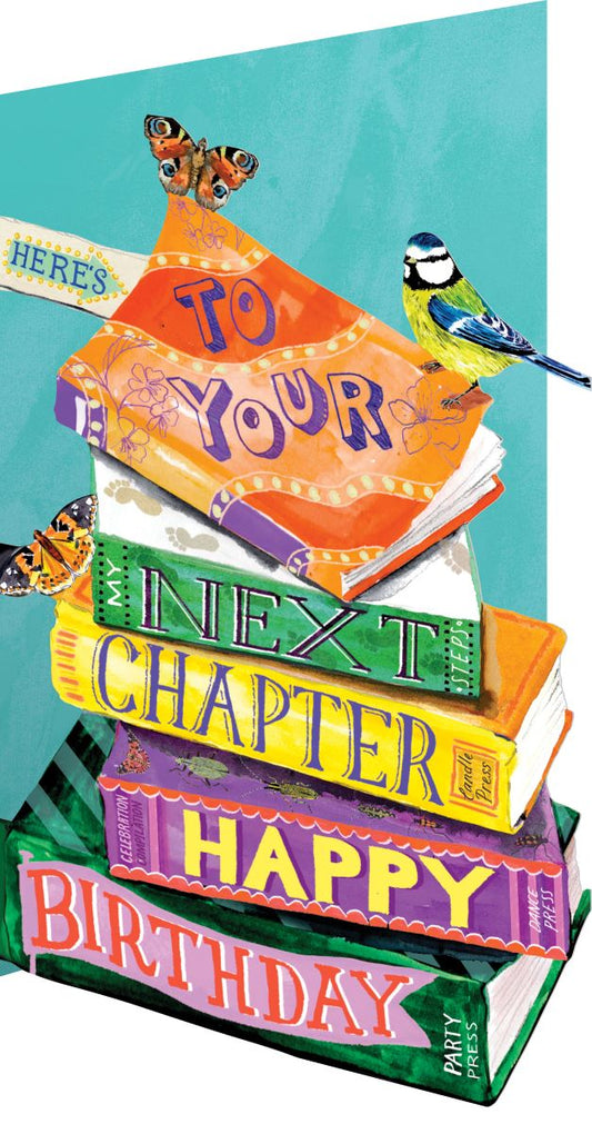 GC2470-Roger La B-Bookstack Lasercut Card Single-Card-Lasercut