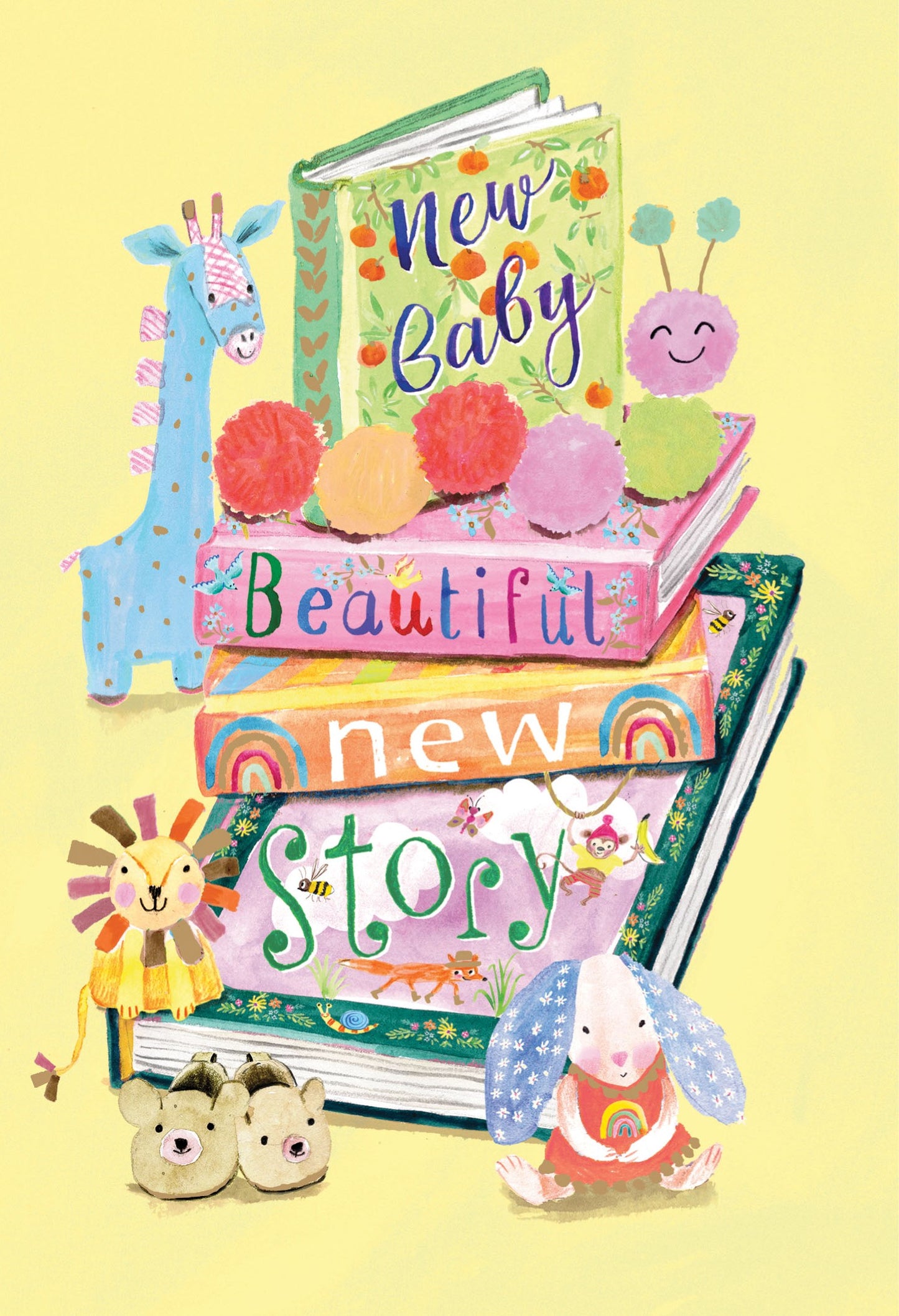 GCN529-Roger La B-Bookstack Petite Card-Card-Petite