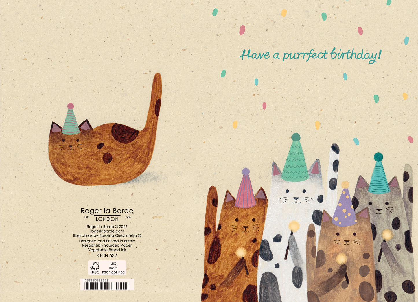 GCN532-Roger La B-Petit Fours Petite Card-Card-Petite Card