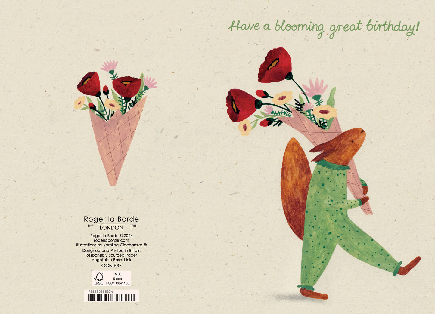 GCN537-Roger La B-Petit Fours Petite Card-Card-Petite Card
