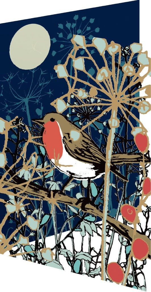 GCX1048-Roger La B-Winter'S Tale Robin Laser-Xmas Card-Winter'S Tale
