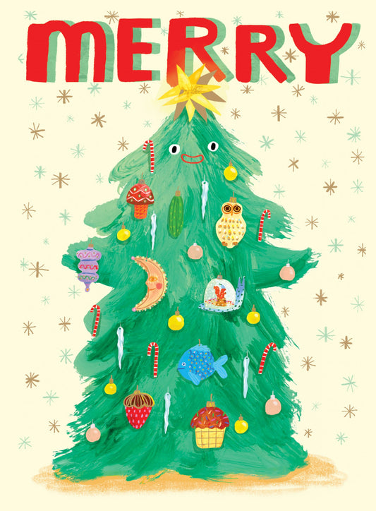 GCX1068-Roger La B-Wild Winter Forest Greeting Card Single-Xmas Card-Standard Card