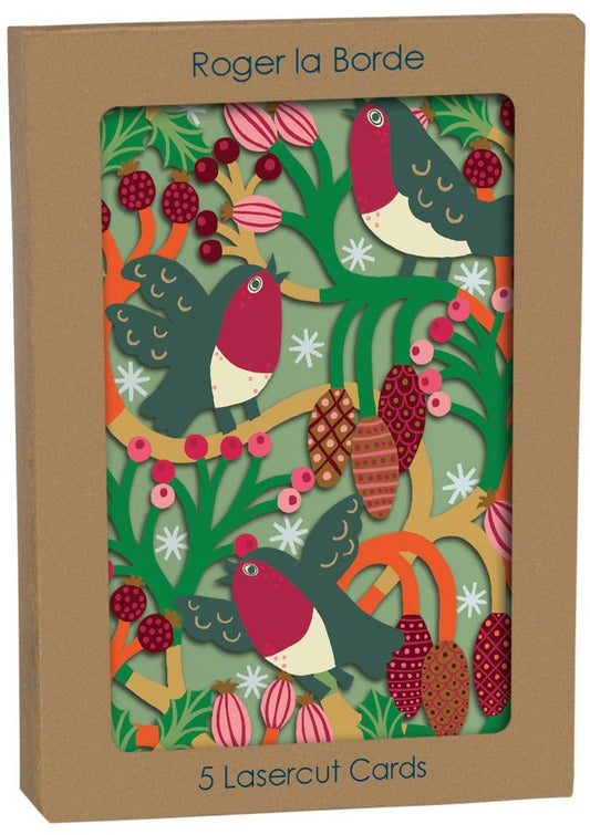 GCX1076P-Roger La B-Christmas Chorus Laser-Xmas Card Pack-Christmas Chorus