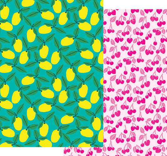 GWD146-Roger La B-Cute Fruit Reversible Wrap Single-Wrap-Cute Fruit