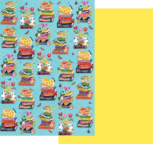 GWD149-Roger La B-Bookstack Reversible Wrap Single-Wrap-Book Stack