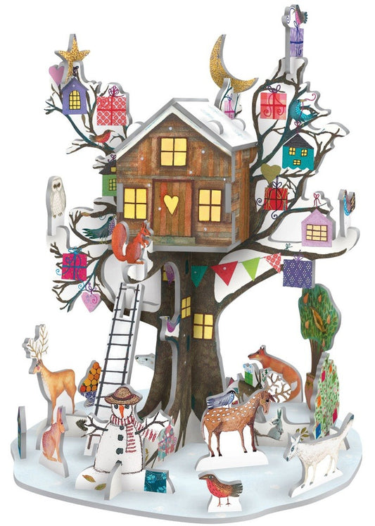 POPAS506-Roger La B-Christmas Treehouse Pop & Slot-Xmas Calendar-Christmas Treehouse