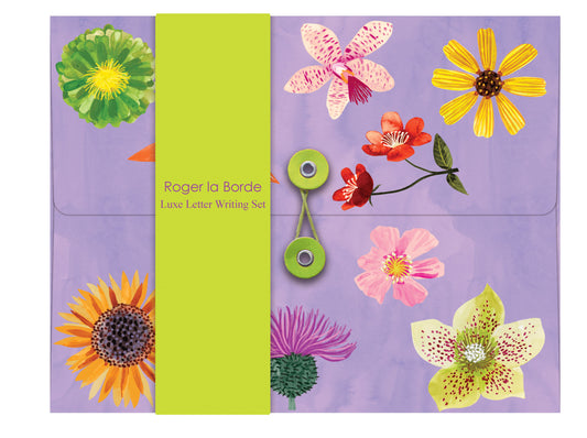 WS080-Roger La B-Floral Supernova Writing Paper Set-Writing Sets-Floral Supernova