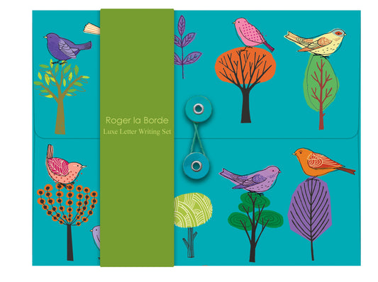 WS083-Roger La B-Modern Birds Writing Paper Set-Writing Sets-Modern Birds